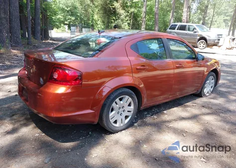 2012 Dodge Avenger Se from USA, damaged, VIN 1C3CDZAB9CN270393